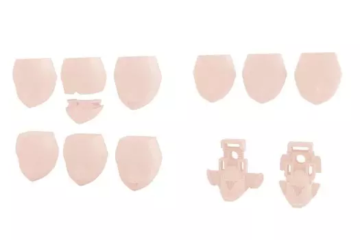 KOTOBUKIYA Megami Device 03 Face Set for Asura Skin Color C Height 19mm scale plastic model M.S.G approx. 1/1