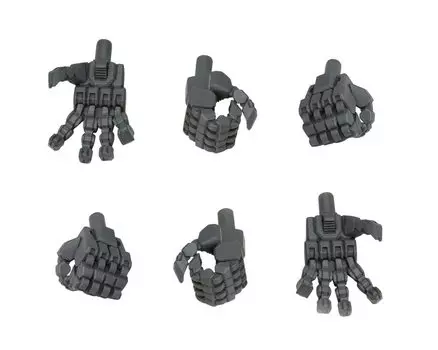 Kotobukiya MSG Моделирование Поддержка Товары Ручной блок Wild Высота руки Приблизительная. 25 мм немасштабная пластиковая модель MB40X