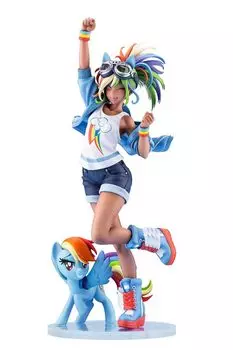 Kotobukiya MY LITTLE PONY Bishoujo Радуга Дэш Масштабная ПВХ фигурка 1/7 Предварительно окрашенная