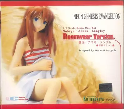 Kotobukiya Neon Genesis Evangelion Asuka Langley Soryu Loungewear scale resin assembly kit Ver. 1/8