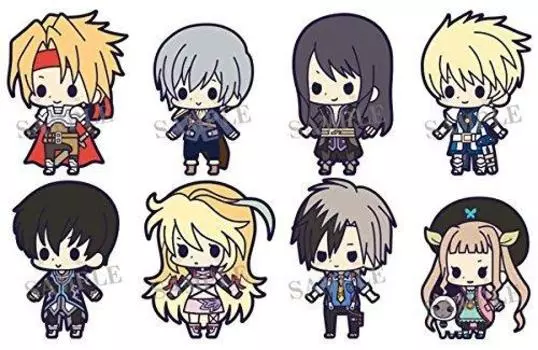 Kotobukiya Rubber Strap Collection Tales of Friends Anniversary 8 pieces BOX vol.2