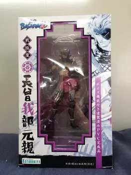 Kotobukiya Sengoku BASARA2 Статуя Сэнгоку Motochika Chosokabe Готовое изделие, окрашенное в ПВХ, с голосовой функцией. Без масштаба.