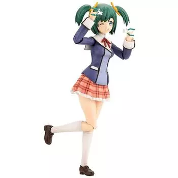 KOTOBUKIYA Sosai Girls Garden Takeko Kotobuki [Зимняя школьная одежда для девочек Wakaba] Высота 155 мм, пластиковая модель в масштабе 110