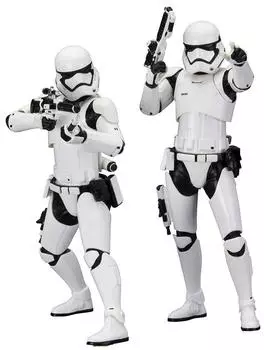 Kotobukiya STAR WARS First Order Stormtrooper 2 Pack Scale PVC Painted Simple Assembly Figure ARTFX+ 1/10