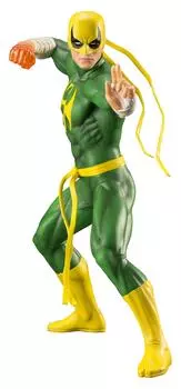 KOTOBUKIYA Defenders Series Статуэтка Железный Кулак Artfx+ Коллекционная оранжевый
