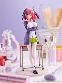 KOTOBUKIYA The Quintessential Quintuplets Нино Накано масштабная ПВХ окрашенная готовая фигурка с ограниченной партией волос в магазине Kotobukiya 1/8 Resolved parts розовый