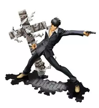 Kotobukiya Trigun the Movie Badlands Rumble ARTFX J Nicholas Wolfwood scale PVC painted finished product D. 1/8