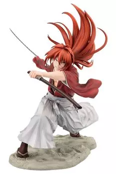 KOTOBUKIYA TV аниме Kenshin Swordsman Romantic ARTFX J Himura Kenshin масштабная ПВХ окрашенная готовая фигурка Rurouni -Meiji Story- 1/8