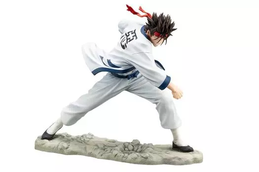 KOTOBUKIYA TV аниме Kenshin Swordsman Romantic ARTFX J Sanosuke Sagara весы ПВХ окрашенная готовая фигурка Rurouni-Meiji Story 1/8
