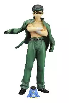 Kotobukiya Yu Yu Hakusho ARTFX J Yusuke Urameshi в масштабе готовый продукт, окрашенный в ПВХ, 1/8 зелёный