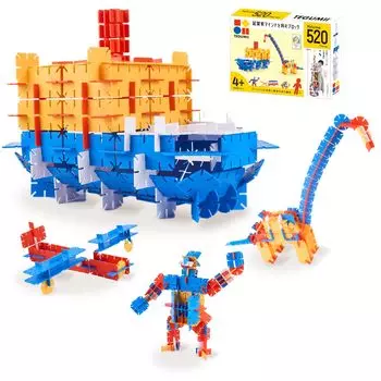 которые способствуют TEGUMII Blocks Развивающие игрушки Подарочный набор 520 [Игрушки творчество] Детский (Объем Части)