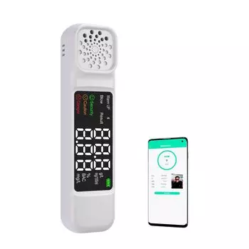 KOUSYU Alcohol Smartphone Alcohol Breath для коммерческого использования High Blow LED Live Voice, годен к использованию 2500 раз или 1 год, проверка, встроенный Bluetooth, совместимый,