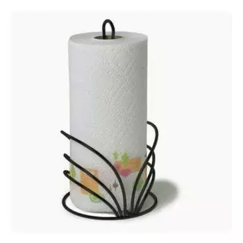 Кованое железо, держатель/диспенсер для салфеток/бумажных полотенец/рулонов в форме цветка для кухни, ванной комнаты и обеденного стола (Цветочная форма)