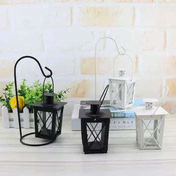 Кованое железо романтическая свадьба марокканский фонарь домашний декор подсвечники украшения аксессуары подсвечники для канделябро