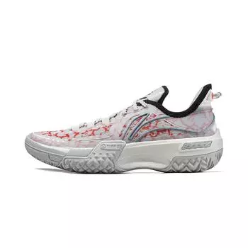 Кованые баскетбольные кроссовки Li Ning Jiao Ao с амортизацией, нескользящие, износостойкие, легкие, с отскоком, низкие, мужские, серые ABFU019-10 47