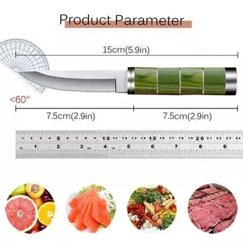 Кованые кухонные ножи Монгольский ручной нож для мяса Фруктовый нож Острый нож из нержавеющей стали для обвалки мяса Мясной топор Нож для баранины