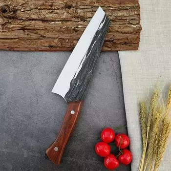 Кованые японские ножи для нарезки ножи шеф-повара из нержавеющей стали Тесак для мяса Ножи для измельчения овощей