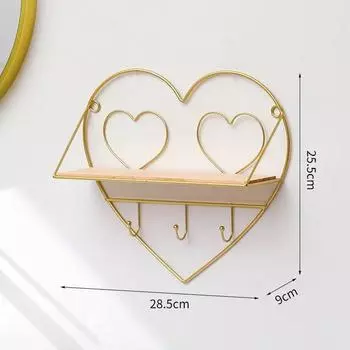 Кованые стеллажи для ванной комнаты, настенная подвесная полка для гостиной, кухни, спальни, многофункциональная стойка для хранения