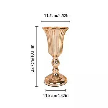 Кованые железные свадебные фотореквизиты FLower Art Имитация держателей цветов Золотая железная ваза Гостиная S