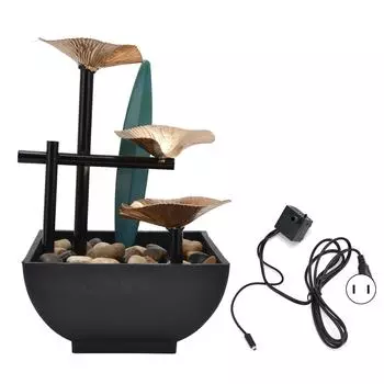 Кованые железные украшения с изображением текущей воды, фонтан, украшения по фен-шуй для дома, телевизора, шкафа, офиса