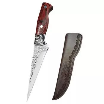 Кованый кухонный нож для мяса, нож для обвалки из нержавеющей стали, нож для мясника, нож для нарезки овощей и фруктов, острый нож для фруктов B