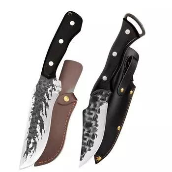 Кованый кухонный нож для обвалки, профессиональный нож для нарезки мяса, кухонный нож из нержавеющей стали, кухонные инструменты 2pcs