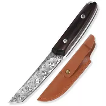 Кованый кухонный нож из нержавеющей стали, нож для обвалки с дамасским узором, нож для фруктов, нож для мяса, нож для резки