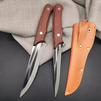 Кованый нож для обвалки, кухонный нож, нож для нарезки шеф-повара, нож для барбекю, рыбалка, нарезка фруктов, овощей, инструменты для очистки овощей style 1