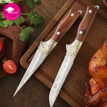 Кованый нож для обвалки, нож из нержавеющей стали, нож для мяса, нож для филе рыбы, профессиональный нож шеф-повара, инструменты для приготовления пищи