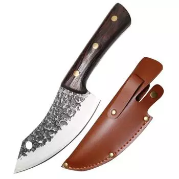 Кованый обвалочный нож Нож для убоя Ножи для мясника Ножи для овощей Ножи для шеф-повара Кухонный нож для приготовления пищи knife