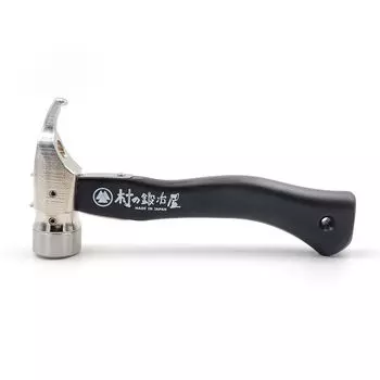 Кованый закаленный молоток Village Blacksmith Elize Stake Ultimate Hammer с черным узором, головка из нержавеющей стали x хром в цубаме, СДЕЛАНО В ЯПОНИИ, короткий