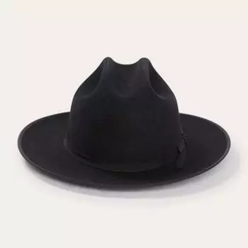 Ковбойская фетровая шляпа из овечьего фетра, шляпа из чистой шерсти, модная шерстяная шляпа One Size коричневый