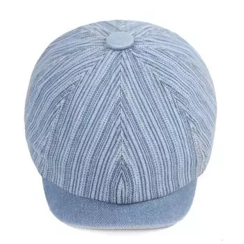 Ковбойская кепка восьмиугольная, берет для молодежи, берет для искусств и культуры, английская шляпа с утиным язычком, кепка для мужчин и женщин M56-58cm серый