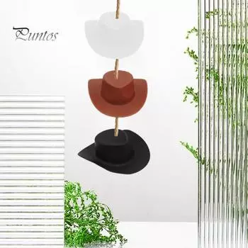 Ковбойская шляпа, автомобильная подвеска, зеркало заднего вида, подвесные аксессуары, легко повесить мини-шляпу, украшение, кулон, Кепка в стиле пастушки, декор A