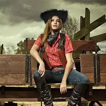 Ковбойская шляпа со шнуровкой на подбородке, рваные поля, американский стиль вестерн, однотонная солнцезащитная кепка с защитой от ультрафиолета, женский летний головной убор для косплея на открытом воздухе розовый