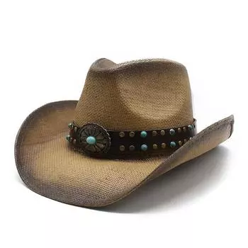 Ковбойская шляпа в стиле вестерн-джаз, мужские и женские рога, европейские и американские новые продукты M56-58cm