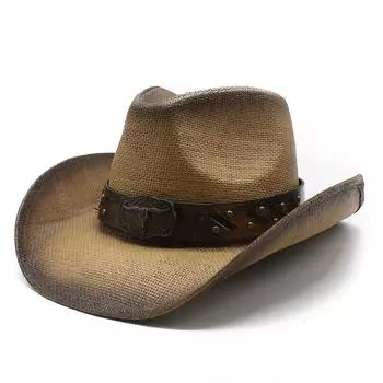 Ковбойская шляпа в стиле вестерн-джаз, мужские и женские рога, европейские и американские новые продукты M56-58cm
