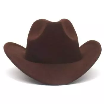 Ковбойская шляпа в стиле вестерн, ретро-тренд, этническая, ветровая, шерстяная, джазовая шляпа с загнутыми полями, фетровая шляпа, тибетский цилиндр M56-58cm