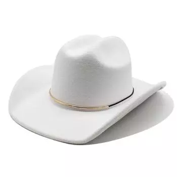 Ковбойская шляпа в стиле вестерн с закругленными полями, ретро-шляпа для верховой езды, мужская и женская шерстяная фетровая шляпа, джазовая шляпа, солнцезащитная шляпа M56-58cm хаки