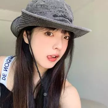 Ковбойская шляпа в стиле вестерн, винтажная джинсовая шляпа с завязками, рыбацкая шляпа, повседневная модная универсальная уличная солнцезащитная шляпа, праздничный стиль 56-58cm серый