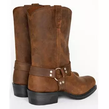 Ковбойские сапоги в стиле ретро, мужские ботинки в стиле вестерн до середины икры, мужские кожаные ботинки, мужская обувь без шнуровки, зимние рыцарские сапоги, мужские ботинки, большие размеры 48 39