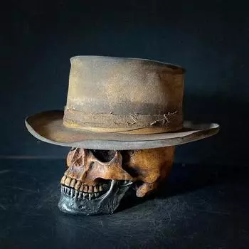 Ковбойские шляпы, фетровые шляпы из шерсти, модные состаренные фетровые шляпы из овечьей шерсти L58-60cm