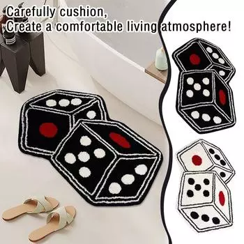 Ковер Alien Imitation Cashmere, плюшевый и износостойкий коврик для гостиной, впитывающий коврик для ног в ванной, простой в уходе дверной коврик One Size белый