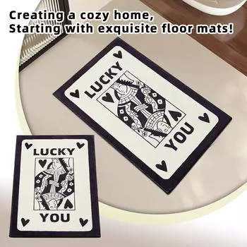 Ковер Alien Imitation Cashmere, плюшевый и износостойкий коврик для гостиной, впитывающий коврик для ног в ванной, простой в уходе дверной коврик One Size