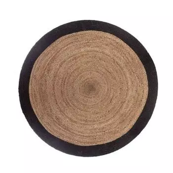 Ковер Atmosphera Черный 120 см Джут