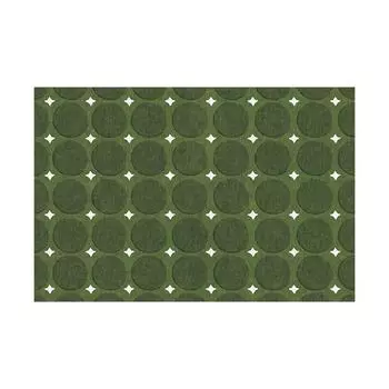 Ковер большой площади во французском стиле для гостиной, устойчивый к пятнам, простой в уходе, нескользящий, коврик для дивана, домашний впитывающий коврик для ног 80 x 120cm