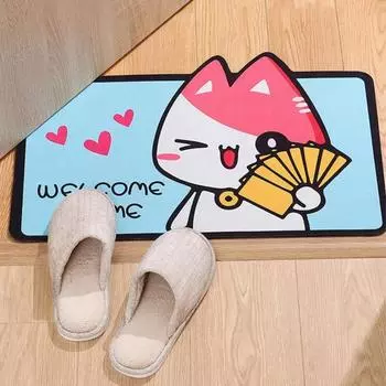 Ковер быстросохнущий яркий цвет без запаха современный влагостойкий коврик для ванной комнаты для спальни M