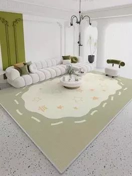 Ковер Crystal Velvet для гостиной, кремовый стиль, домашний декор, полное покрывало, диван, журнальный столик, одеяло, коврик для спальни, большой размер 1200MMx1600MM