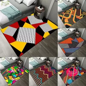 Ковер для гостиной, абстрактный коврик для журнального столика, впитывающий нескользящий коврик для ванной комнаты, прикроватный коврик для спальни 40x60cm