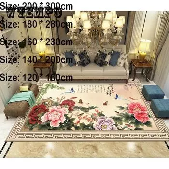 Ковер для гостиной, простой домашний ковер для журнального столика, ковер для спальни, прикроватный ковер в европейском стиле 120*160cm